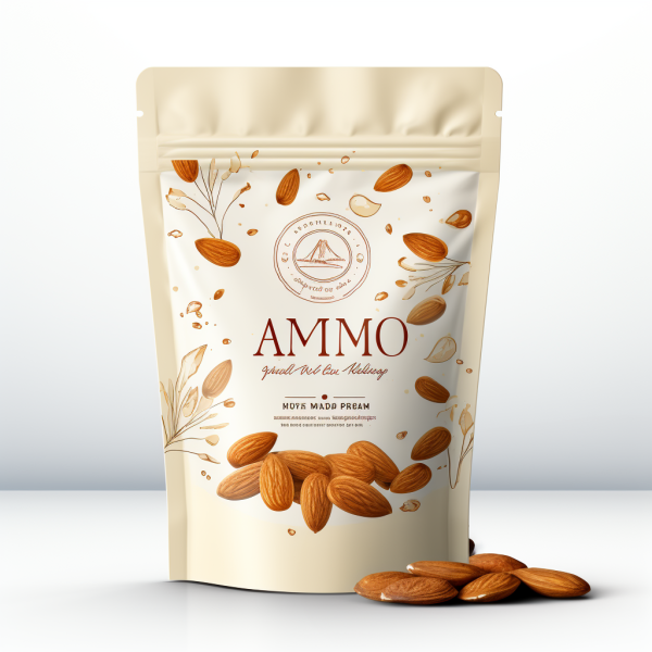 Custom Almonds Stand Up Pouches