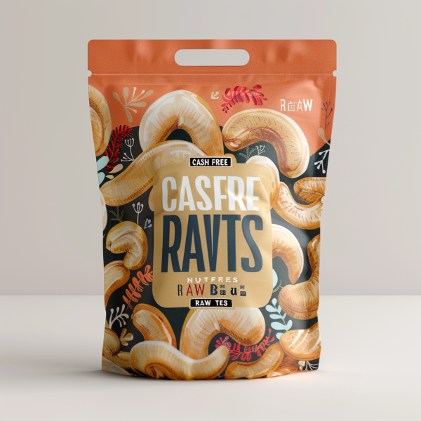 Custom Cashew Stand Up Pouches