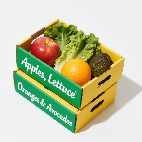 Custom Vegetable Display Boxes